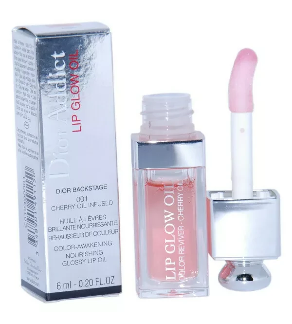 Dior Addict Lip Glow Oil maitinamasis lūpų spalvą paryškinantis aliejus, 6ml, spalva: 001 Pink