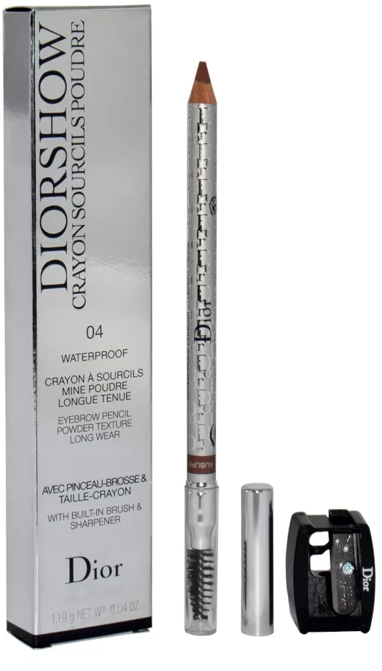 Christian Dior Diorshow Atsparus vandeniui Double-Ended Eyebrow Kreminis Pieštukas & 2-In-1 04 Auburn 1.19 g