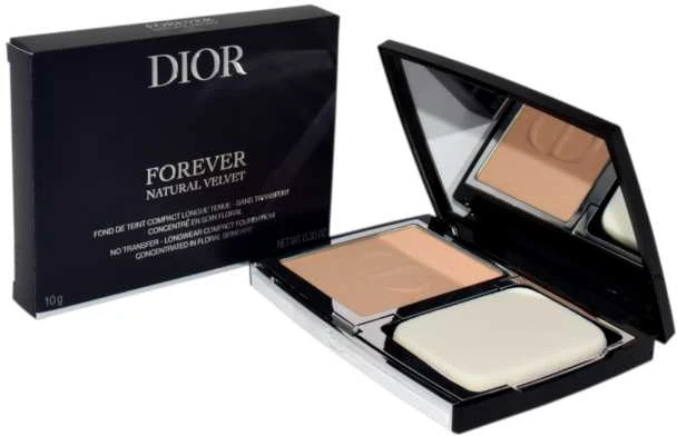 Christian Dior Forever Natural Velvet kompaktiškas makiažo pagrindas #4N, 10 g