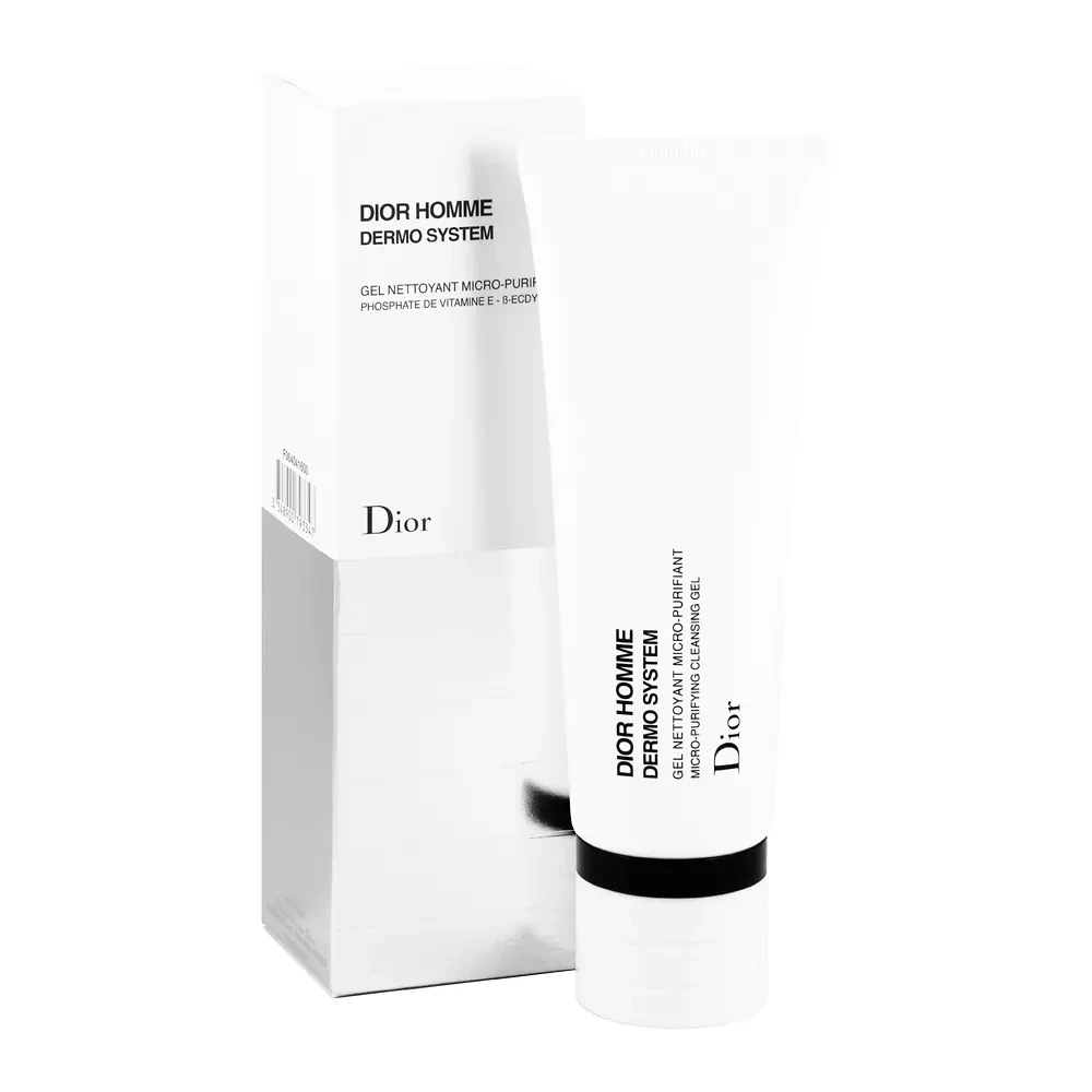 Christian Dior Homme Dermo System valomasis gelis, 125 ml