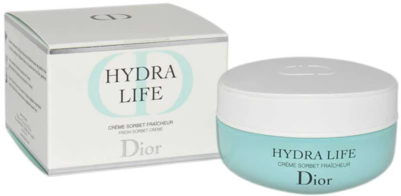 Christian Dior Dior Hydra Life Sorbet Fraicheur Kreminis drėkinamasis veido kremas normaliai / mišriai odai, 50 ml