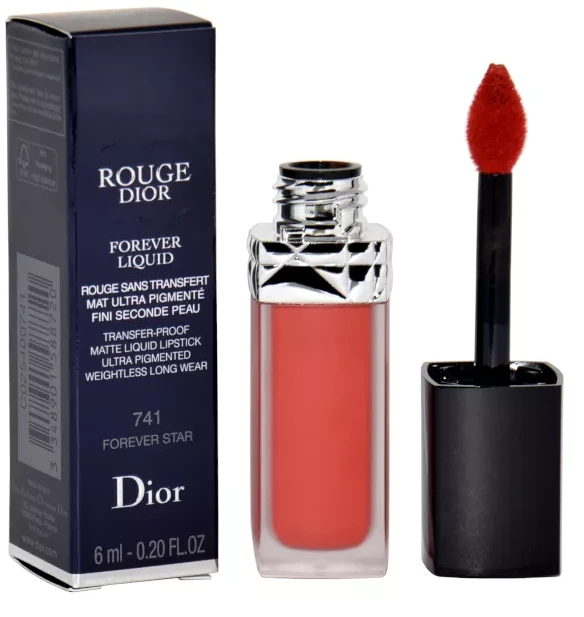 Lūpų dažai Christian Dior Rouge Dior Forever Liquid Matte Nr: 741, 6 ml
