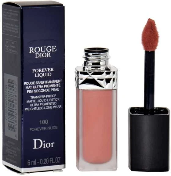 Lūpų dažai Christian Dior Rouge Dior Forever Liquid Matte Nr: 100, 6 ml