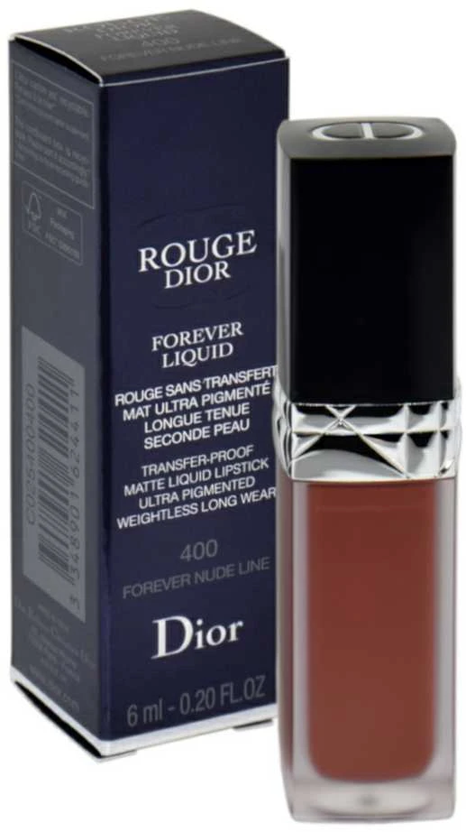 Dior Rouge Forever Liquid Barra De Labios 400 Nude Line 1un