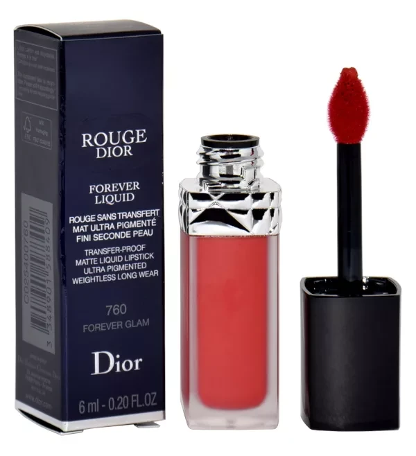 Christian Dior Forever skysti lūpų dažai 760 Forever Glam, 6 ml