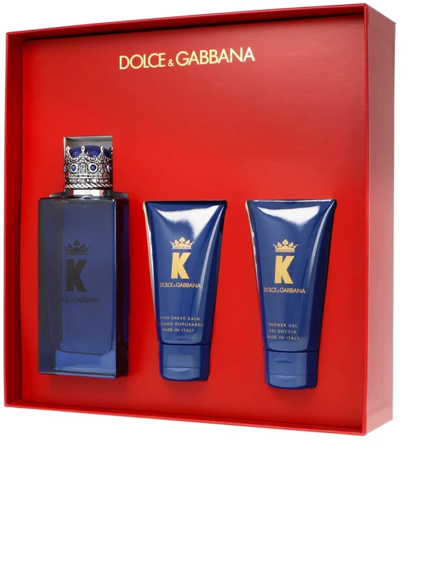 Dolce&Gabbana K rinkinys vyrams (EDP, 100 ml + dušo želė, 50 ml + balzamas po skutimosi, 50 ml)
