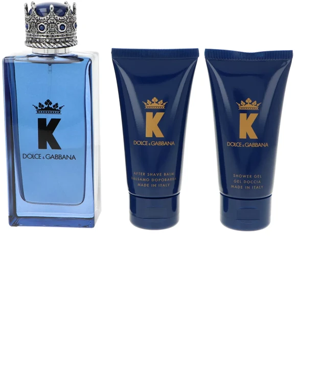 Dolce&Gabbana K rinkinys vyrams (EDP, 100 ml + dušo želė, 50 ml + balzamas po skutimosi, 50 ml)