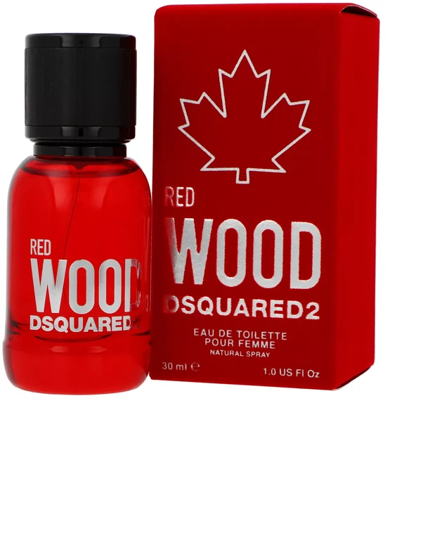 Dsquared2 Raudona Wood Pour Femme tualetinis vanduo, purškiamas 30ml