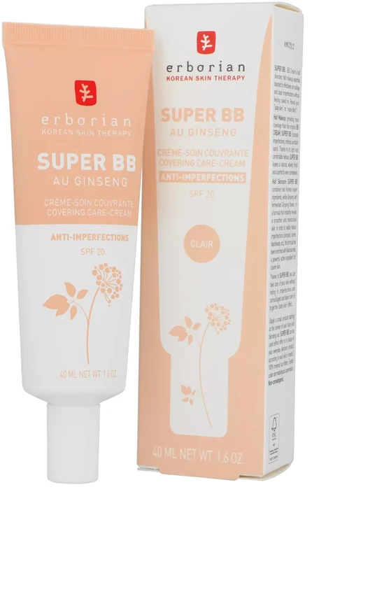 Erborian Super BB kremas su ženšeniu Clair 40ml