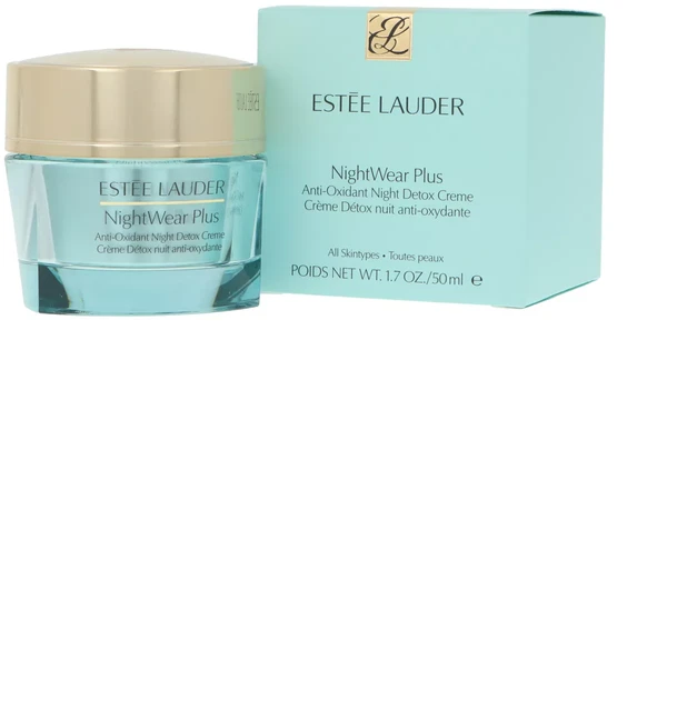 Estée Lauder NightWear Plus Anti-Oxidant Night Detox Creme dekotiksikuojantis naktis veido kremas, 50 ml