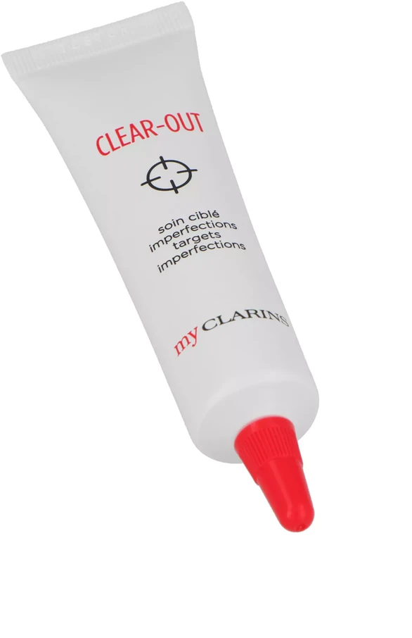 „Clarins Clear-Out“ veganiškas veido gelis nuo odos netobulumų, 15 ml *Testuojamasis rinkinys