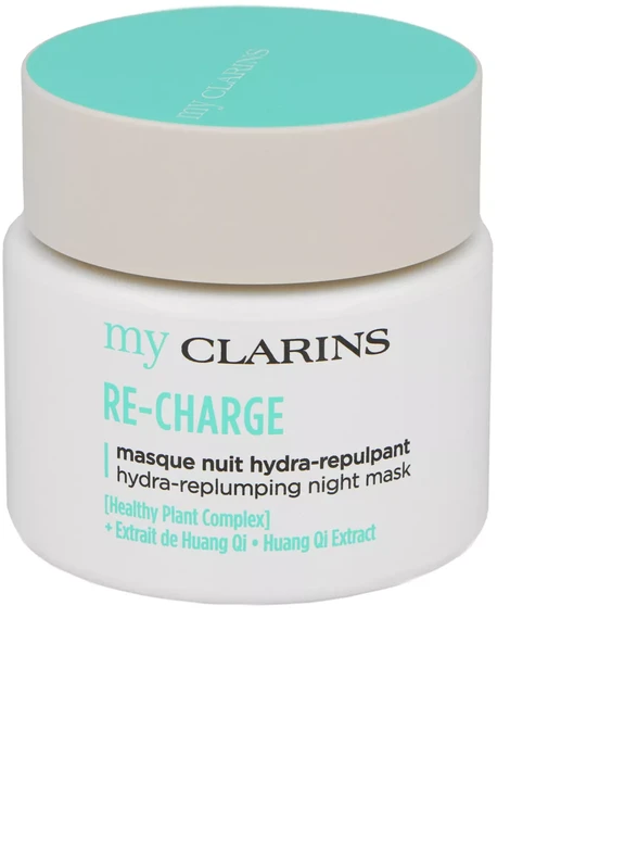 Clarins My Clarins Re-Charge Hydra Replumping naktinė kaukė 50 ml