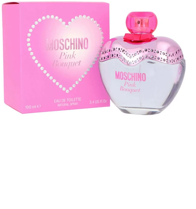 Flakon Moschino Glamour Rožinė Bouquet EDT 100ml
