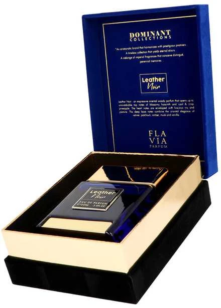 Flavia Parfum Dominant Collections Leather Noir EDP parfumuotas vanduo unisex, 100 ml
