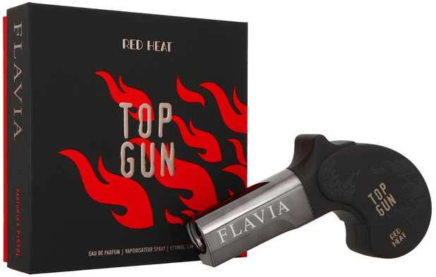 Flavia „Top Gun Raudona Heat“ kvepalai, purškiami vandeniu, 100 ml