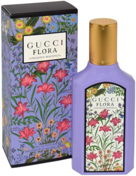 Gucci Flora Gorgeous Magnolia EDP parfumuotas vanduo moterims, 50 ml