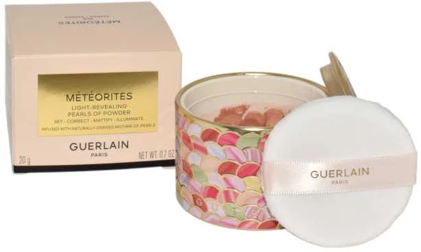 Pudros rutuliukai Guerlain GUERLAIN Météorites Light Revealing Pearls of Powder, atspalvis: 04 Amber / Ambre, 20 g