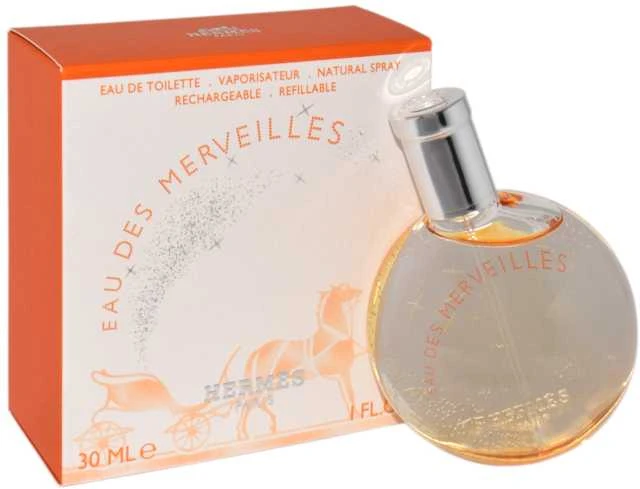 Hermes Eau Des Merveilles EDT Purškiklis, 30 ml