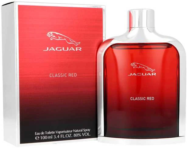 "Jaguar Classic Raudona" tualetinis vanduo 100ml