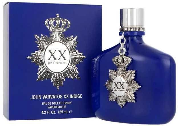 John Varvatos XX Indigo EDT tualetinis vanduo vyrams, 125 ml