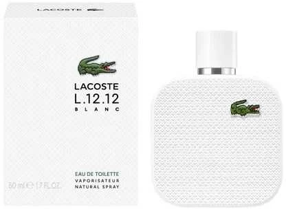 Lacoste L.12.12 Blanc Men Eau De Toilette Purškiklis kvepalai vyrams 50ml