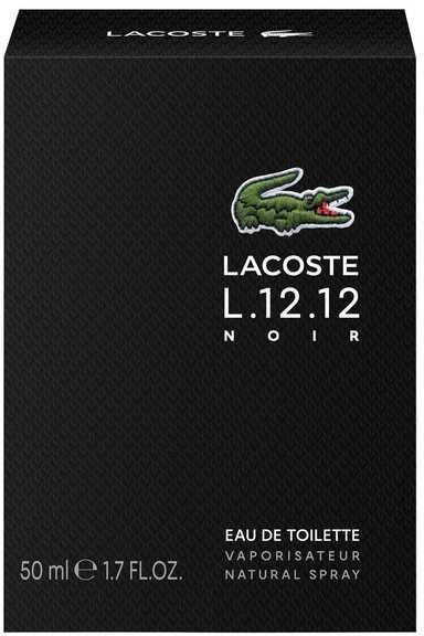 Lacoste L.12.12 Noir EDT tualetinis vanduo vyrams, 50 ml