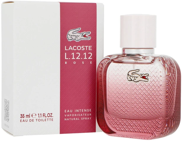 Lacoste Eau de Lacoste L.12.12 Rose Eau Intense EDT tualetinis vanduo moterims, 35 ml