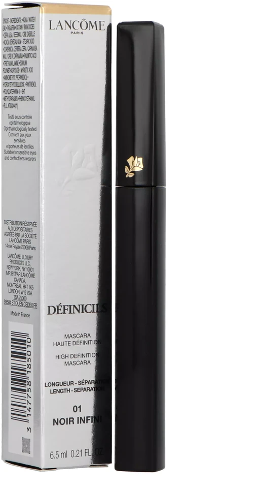 Blakstienų tušas Lancome Definicils, 01 Black