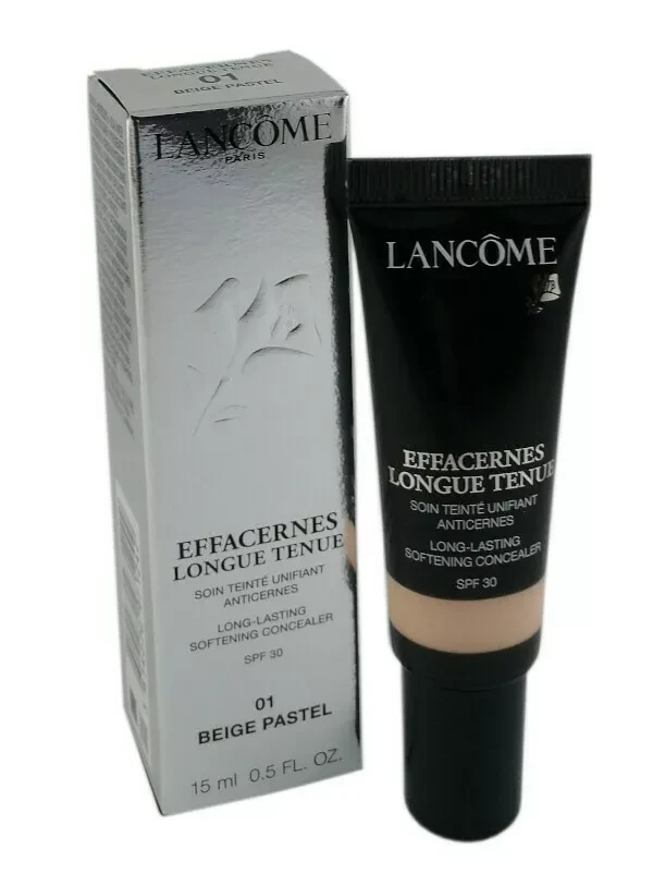 Lancome Effacernes Longue Tenue Softening Maskuoklis SPF30 #01 rusvai gelsvas Pastel, 15 ml