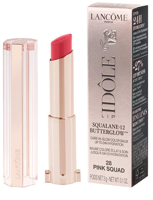 Lancôme Lip Idole Butterglow švytėjimo suteikiantis lūpų balzamas, atspalvis: 28 Rožinė Squad, 3 g