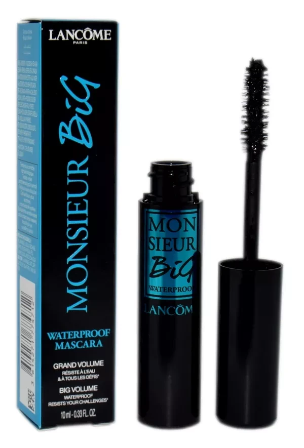 Lancome Monsieur Big Blakstienų tušas Atsparus vandeniui apimtį suteikiantis tušas blakstienoms, atspalvis: Atsparus vandeniui Juodas, 10 ml