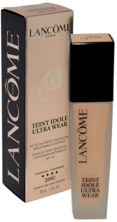 Lancome Teint Idole Ultra Wear Liquid Foundation 220C SPF 35, 30 ml