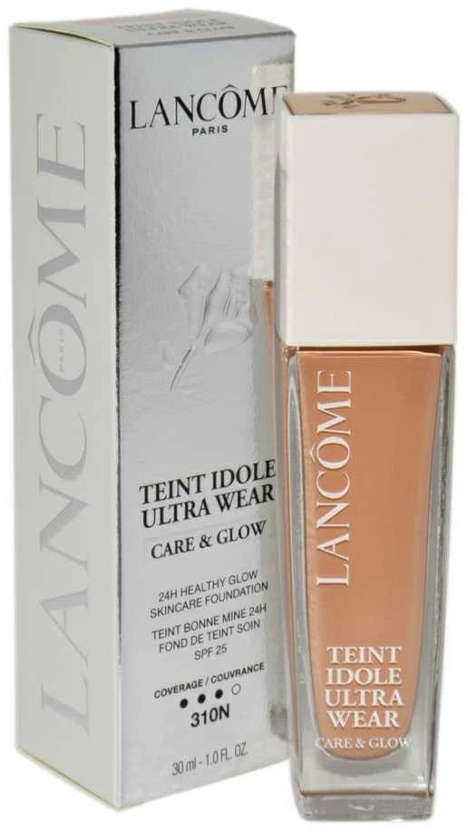 „Lancôme“ ilgai išliekantis makiažo pagrindas „Teint Idole Ultra Wear Care & Glow“ (24 val. natūralaus švytėjimo suteikiantis odos priežiūros makiažo pagrindas), 30 ml, 310N