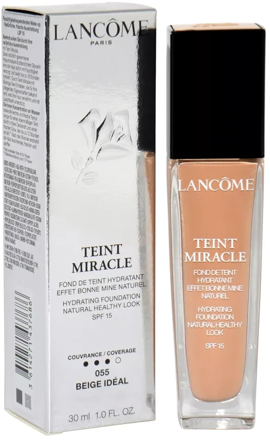 Lancôme Teint Miracle SPF15 055 Beige Ideal Makiažo pagrindas, 30 ml