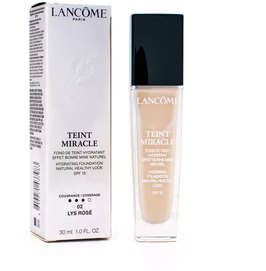 Makiažo pagrindas Lancome Teint Miracle N° 02 Lys rosé SPF15, 30 ml