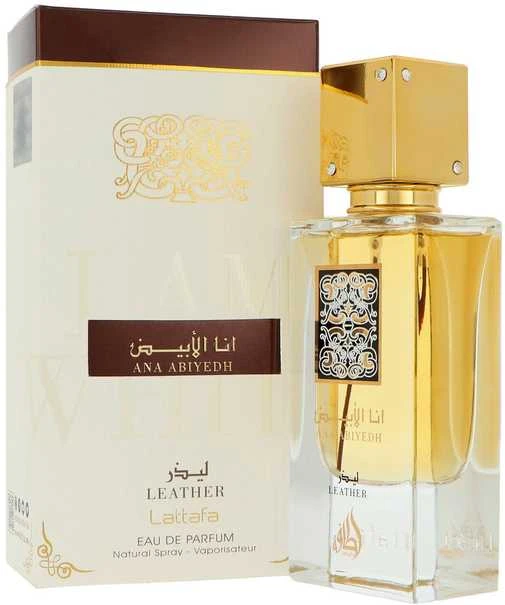Kvepalai vyrams Lattafa Ana Abiyedh Leather EDP, 60 ml