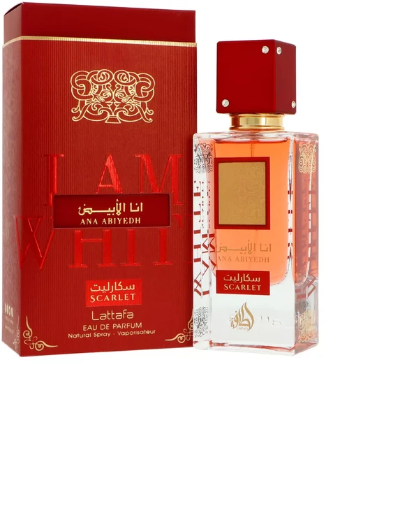 Lattafa Ana Abiyedh Scarlet EDP parfumuotas vanduo unisex, 60 ml