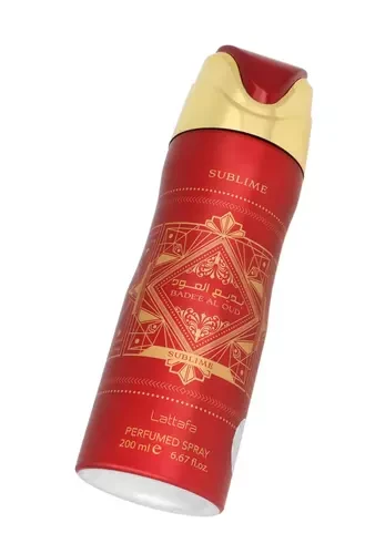 Lattafa Badee Al Oud Sublime Perfumed Purškiklis parfumuotas dezodorantas, 200 ml