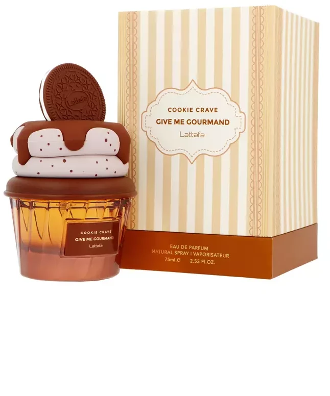 Lattafa Cookie Crave Give Me Gourmand EDP parfumuotas vanduo moterims, 75 ml
