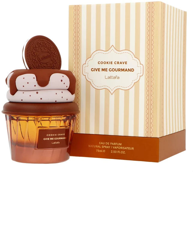Lattafa Cookie Crave Give Me Gourmand EDP parfumuotas vanduo moterims, 75 ml