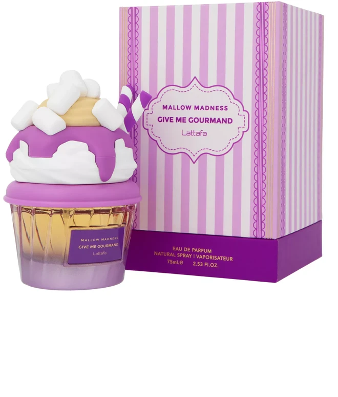 Lattafa Mallow Maddnes Give Me Gourmand EDP parfumuotas vanduo moterims, 75 ml
