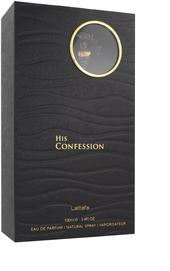 Lattafa His Confession EDP parfumuotas vanduo vyrams, 100 ml