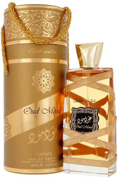 Unisex kvepalai Lattafa Oud Mood Gold Elixir EDP, 100 ml