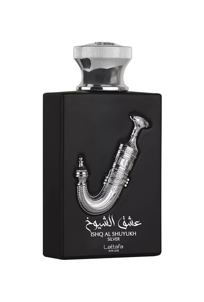 Lattafa Ishq Al Shuyukh Sidabrinis EDP parfumuotas vanduo unisex, 100 ml