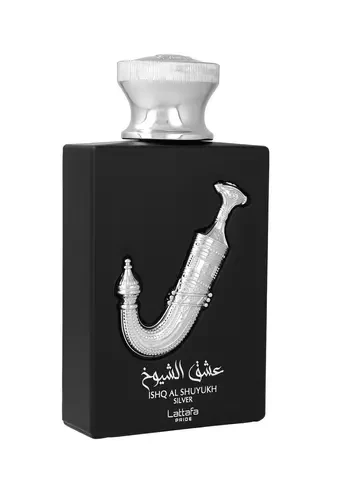 Lattafa Ishq Al Shuyukh Sidabrinis EDP parfumuotas vanduo unisex, 100 ml
