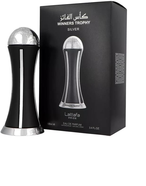 Lattafa Pride Al Khas Winners Trophy Sidabrinis EDP parfumuotas vanduo unisex, 100 ml