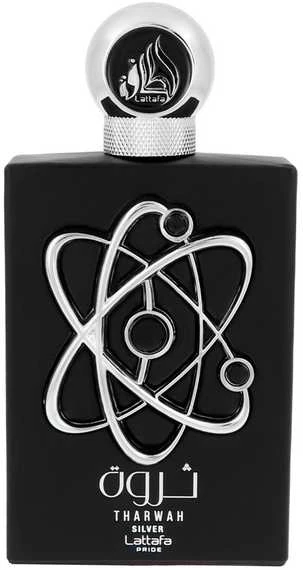 Lattafa Tharwah Sidabrinis EDP parfumuotas vanduo vyrams, 100 ml