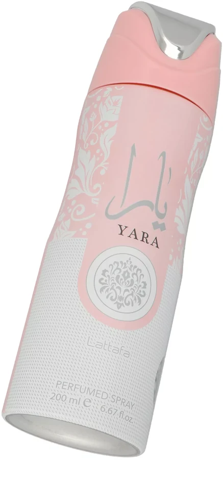 Lattafa Yara Perfumed Purškiklis parfumuotas dezodorantas, 200 ml