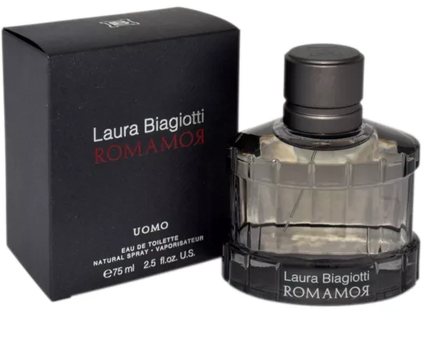 Laura Biagiotti Romamor Uomo EDT tualetinis vanduo vyrams, 75 ml