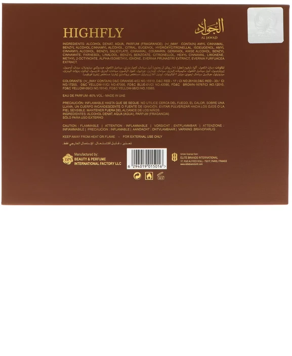 Le Falcone Highfly Al Jawad EDP parfumuotas vanduo unisex, 85 ml